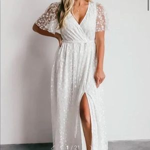White Baltic Born Maxi Dress